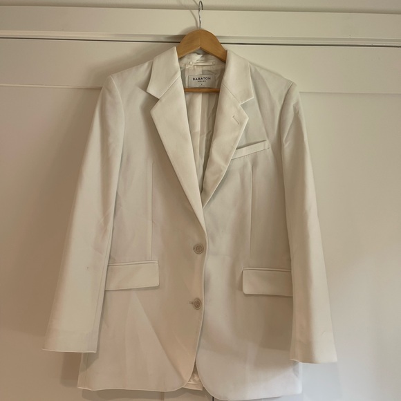 Aritzia Babaton Atelier Nee Agency white blazer - Picture 1 of 4